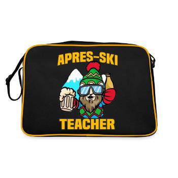 APRES-SKI TEACHER Ski Instructor Ski Instructor Apres Ski - Retro Bag - black/gold - Back