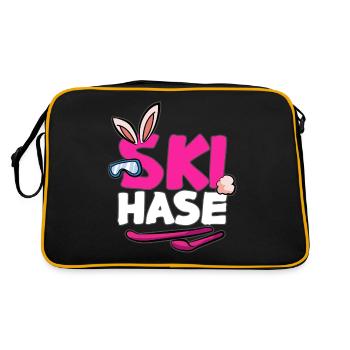 SKI HASE Lapin de neige lapin de neige - Sac Retro - noir/or - Dos