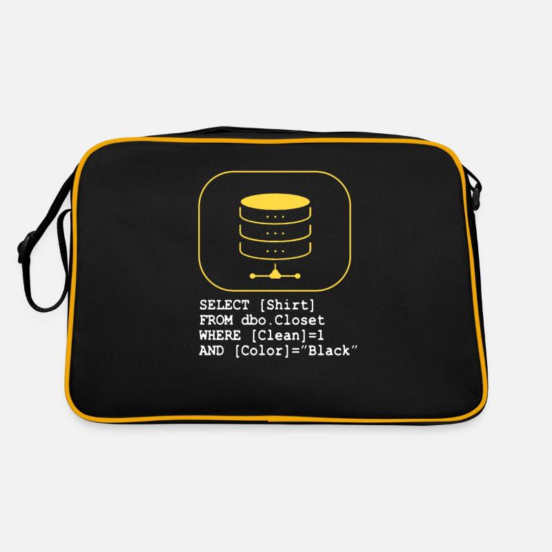Code de base de données SQL Sarcasm Developer Gift Sac Retro