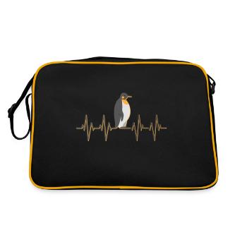 manchot - Sac Retro - noir/or - Dos