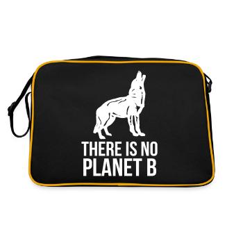 Animal rights activists - Retro Bag - black/gold - Back