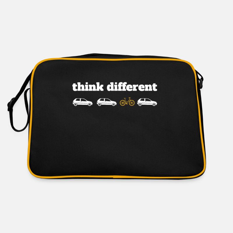 Fahrradfahrer, Fahrradfahren Retro Tasche