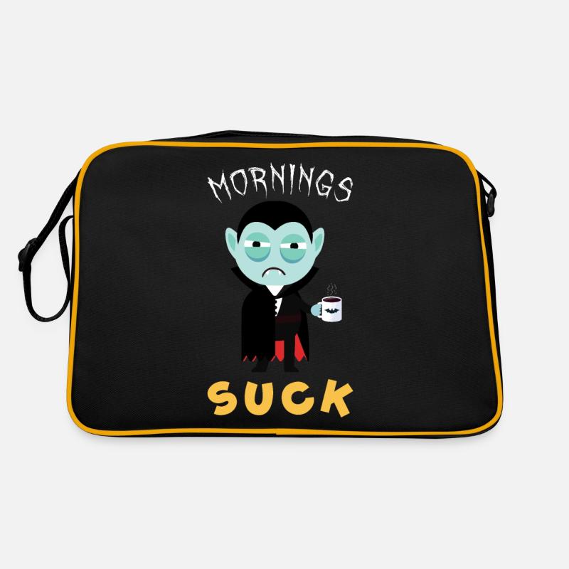Getting up early is stupid vampires Retro Bag