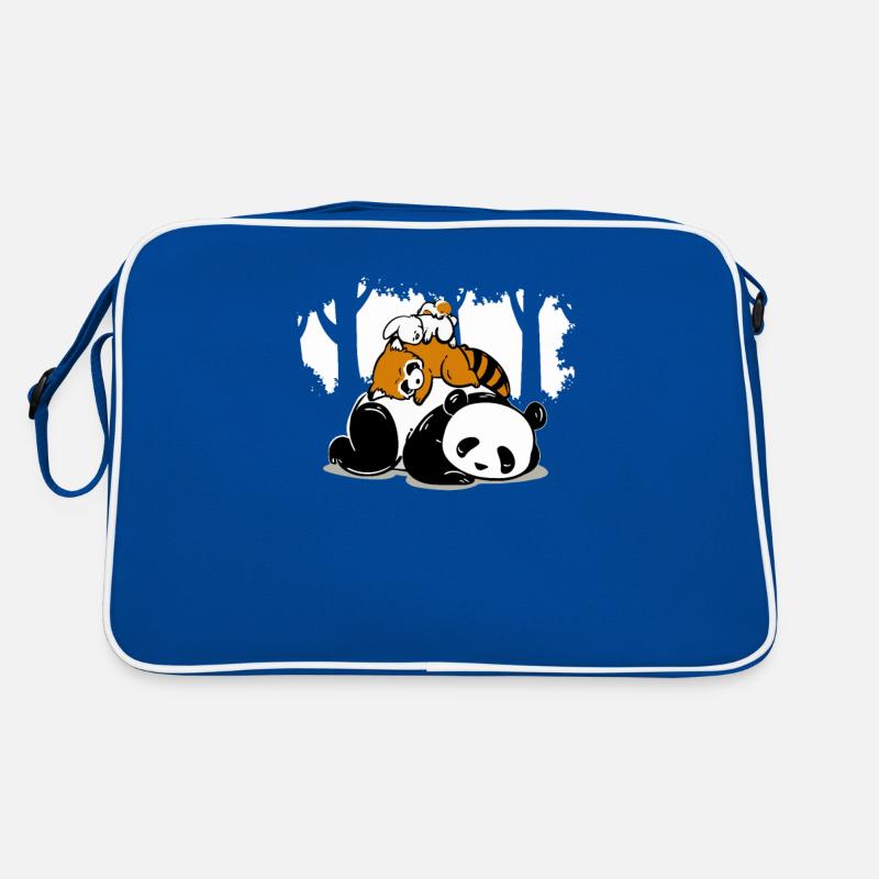 Panda Koala Bear Bunny Lazy Sleeping Couch Gift Retro Bag