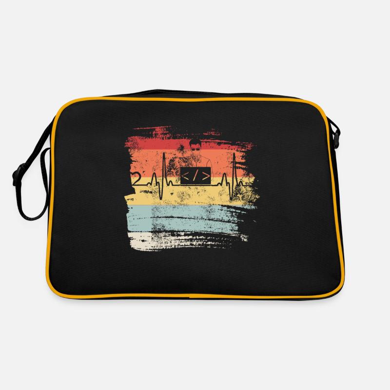 Programmierer Lustig Informatiker Coder Geschenk Retro Tasche