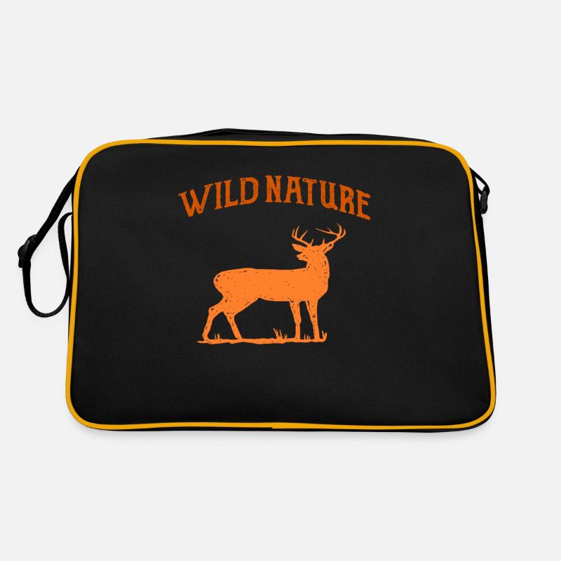 Rehe Rehkitz Geweih Hirsch Geschenk Retro Tasche