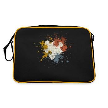 Puzzle - Sac Retro - noir/or - Dos