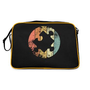 Puzzle - Sac Retro - noir/or - Dos
