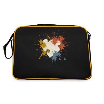 Puzzles - Retro Bag - black/gold - Back