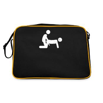 Gay gay gay Sexe Po Amour Homme - Sac Retro - noir/or - Dos
