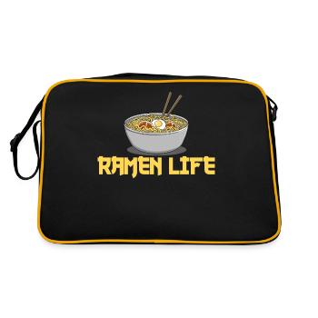 ramen - Sac Retro - noir/or - Dos