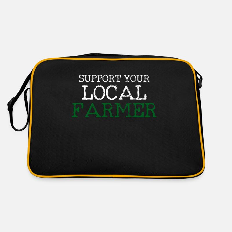 farm - Retro Bag - black/gold