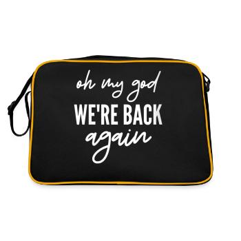 oh mon dieu nous sommes de retour - Sac Retro - noir/or - Dos