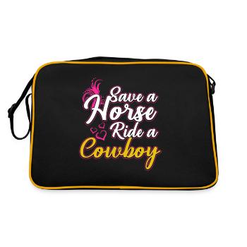 Redneck Trailer Park Gift I Caravan - Retro Bag - black/gold - Back