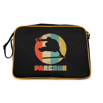 Parcour Sport Extrême Sport Salto Cadeau - Sac Retro - noir/or - Dos