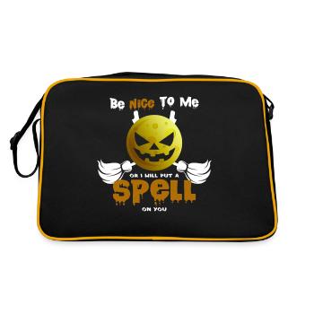 Halloween - Retro Bag - black/gold - Back