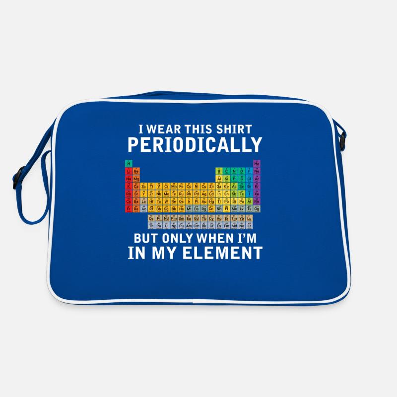 Periodic Table Physicist Retro Bag
