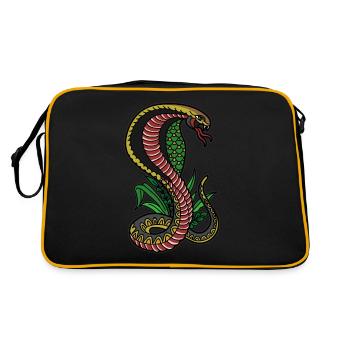 COBRA - Sac Retro - noir/or - Dos