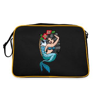 Sirène Tattoo - Sac Retro - noir/or - Dos