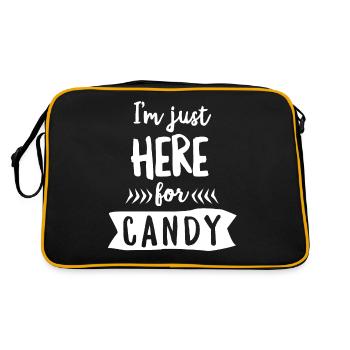 Costume d'Halloween Monstre Creepy Candy Sweetie - Sac Retro - noir/or - Dos