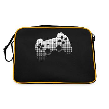 Console Gaming - Sac Retro - noir/or - Dos