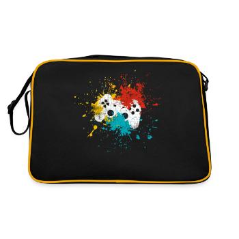 Jeux de jeu - Sac Retro - noir/or - Dos