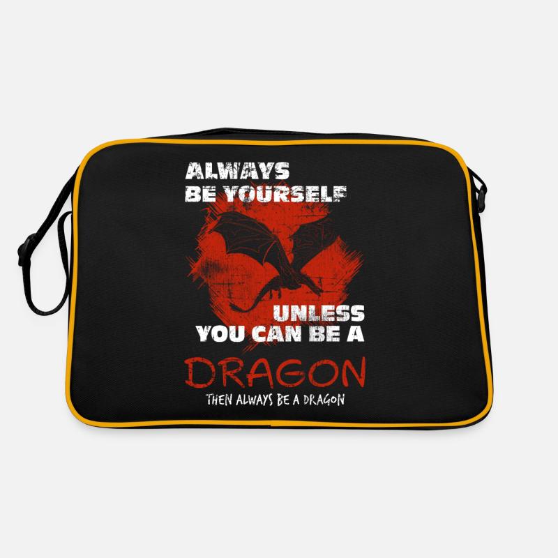 Drache Retro Tasche