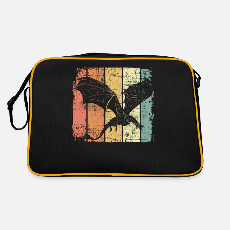 Drache retro Retro Tasche