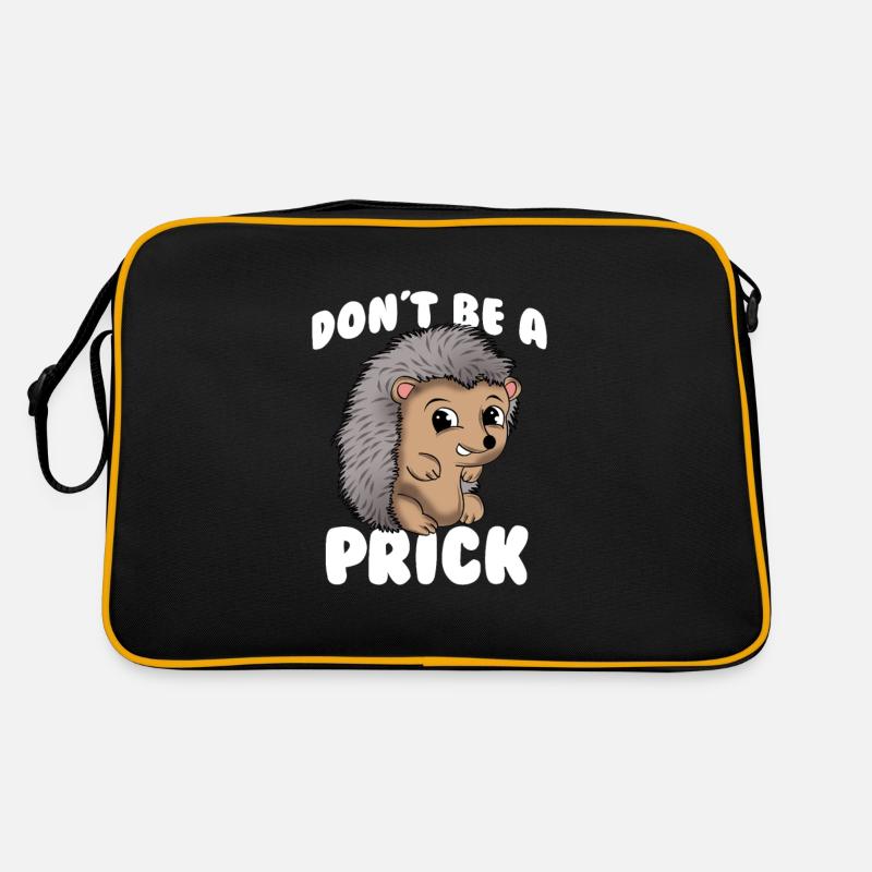 Lustig Igel Haustier Igelbesitzer Geschenk Retro Tasche