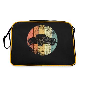 Voitures anciennes - Sac Retro - noir/or - Dos