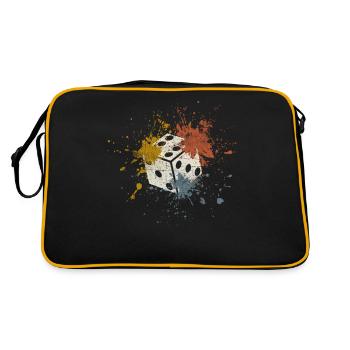 Cube - Retro Bag - black/gold - Back