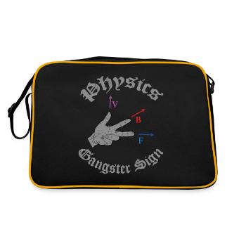 Physics Science Science gift - Retro Bag - black/gold - Back
