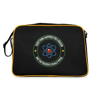 Physics Science Science gift - Retro Bag - black/gold - Back