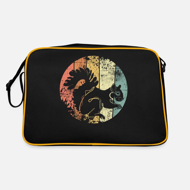 Eichhörnchen Retro Tasche