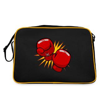 Gants de boxe - Sac Retro - noir/or - Dos