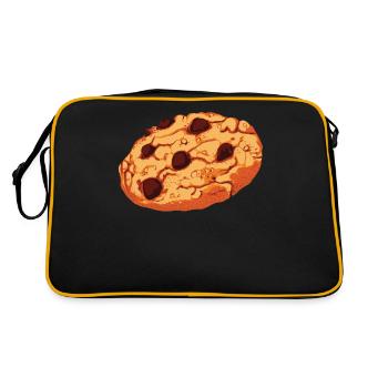 Chocolate Chip Cookie graphic Giant Cookie - Retro Bag - black/gold - Back