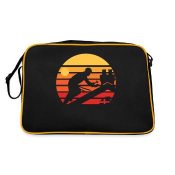roofer - Retro Bag - black/gold - Back