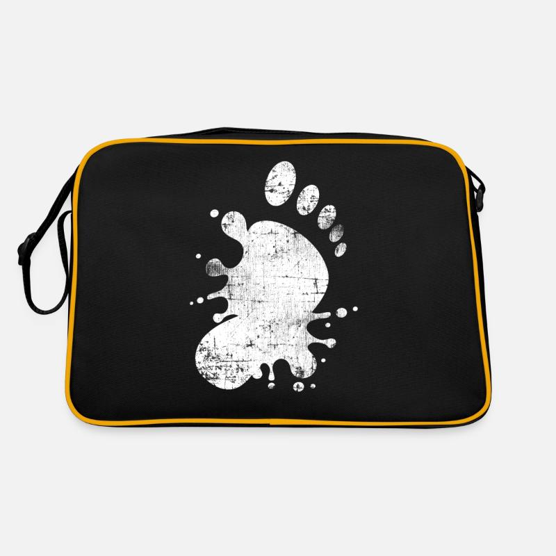 Fuß Retro Tasche