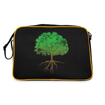 Tree - Retro Bag - black/gold - Back