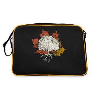 Tree - Retro Bag - black/gold - Back