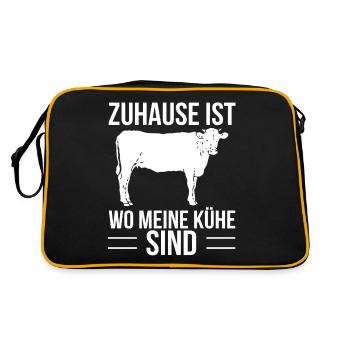 Farmer - Retro Bag - black/gold - Back