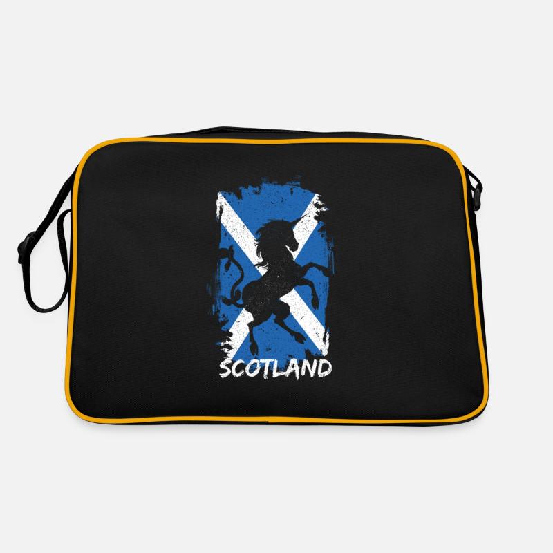Schottland Pferd Geschenk Retro Tasche