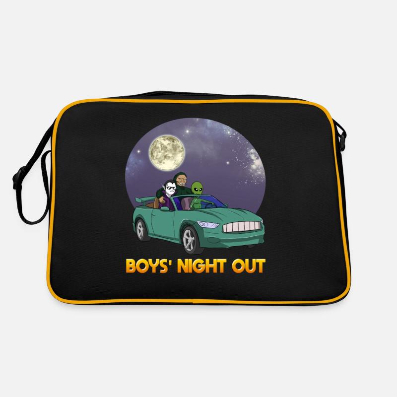 Männerabend JGA Junggesellen Junggesellenabeschied Retro Tasche