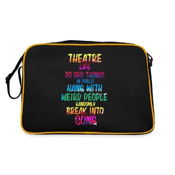 Théâtre Théâtre musical - Sac Retro - noir/or - Dos