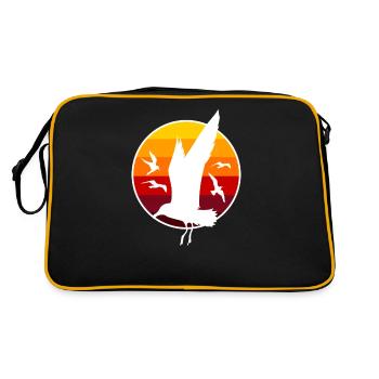 goélands - Sac Retro - noir/or - Dos