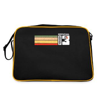 Officiel 13 adolescents - Sac Retro - noir/or - Dos