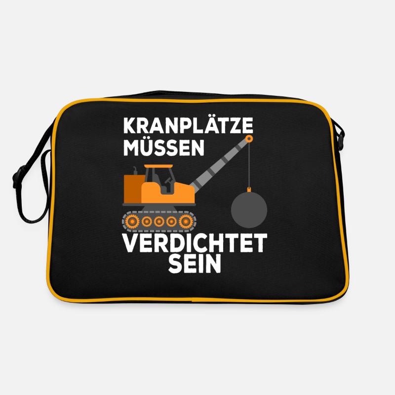 Machine de chantier de dragage cadeau · Places de grues Sac Retro