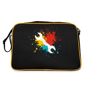 Tool - Retro Bag - black/gold - Back