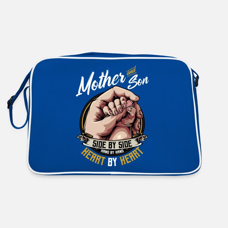 Mutter Sohn Statement Sprüche Familie Geschenk Retro Tasche