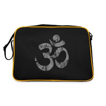 Om Namaste - Sac Retro - noir/or - Dos